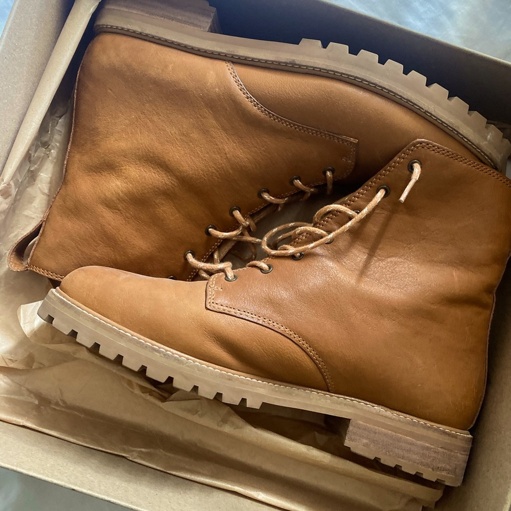 Madewell Clair Lace-Up Boots